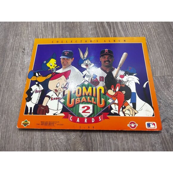 1991 UD Comic Ball 2 MLB Card Set #1 - 199 Holograms In Collector’s Album - Picture 1 of 6